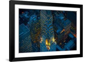 Sky View New York I-Jason Hawkes-Framed Giclee Print