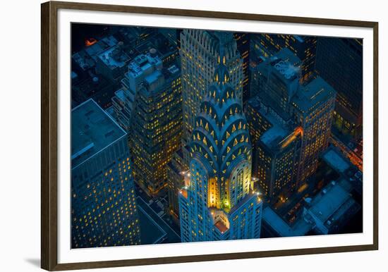 Sky View New York I-Jason Hawkes-Framed Giclee Print