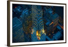 Sky View New York I-Jason Hawkes-Framed Giclee Print