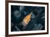 Sky View New York II-Jason Hawkes-Framed Giclee Print