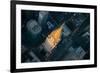 Sky View New York II-Jason Hawkes-Framed Giclee Print