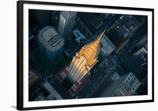 Sky View New York II-Jason Hawkes-Framed Giclee Print