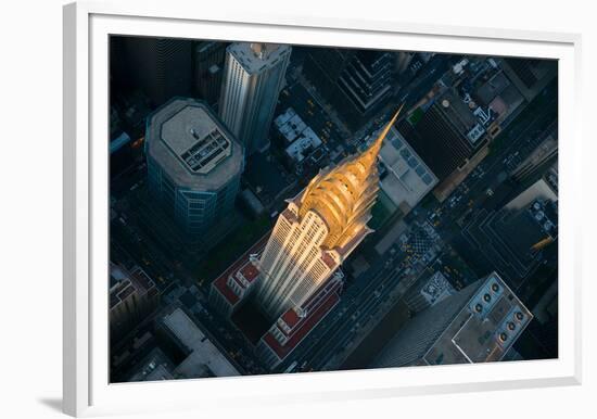 Sky View New York II-Jason Hawkes-Framed Giclee Print