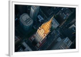 Sky View New York II-Jason Hawkes-Framed Giclee Print