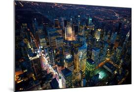 Sky View New York IV-Jason Hawkes-Mounted Giclee Print