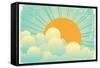 Sky With Beautifull Clouds-GeraKTV-Framed Stretched Canvas