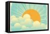 Sky With Beautifull Clouds-GeraKTV-Framed Stretched Canvas