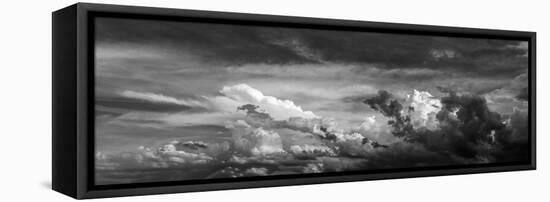 Sky with stormy clouds, Baden Wurttemberg, Germany-Panoramic Images-Framed Stretched Canvas