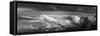 Sky with stormy clouds, Baden Wurttemberg, Germany-Panoramic Images-Framed Stretched Canvas