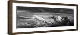 Sky with stormy clouds, Baden Wurttemberg, Germany-Panoramic Images-Framed Photographic Print