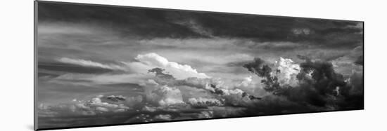 Sky with stormy clouds, Baden Wurttemberg, Germany-Panoramic Images-Mounted Photographic Print