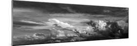 Sky with stormy clouds, Baden Wurttemberg, Germany-Panoramic Images-Mounted Photographic Print
