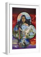 Sky Woman-Sue Clyne-Framed Giclee Print