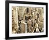 Skycrapers in Manhattan, NYC-Vadim Ratsenskiy-Framed Giclee Print