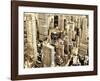 Skycrapers in Manhattan, NYC-Vadim Ratsenskiy-Framed Giclee Print