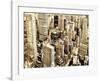 Skycrapers in Manhattan, NYC-Vadim Ratsenskiy-Framed Giclee Print