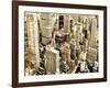 Skycrapers in Manhattan, NYC-Vadim Ratsenskiy-Framed Giclee Print