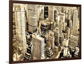 Skycrapers in Manhattan, NYC-Vadim Ratsenskiy-Framed Giclee Print