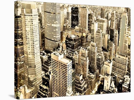 Skycrapers in Manhattan, NYC-Vadim Ratsenskiy-Stretched Canvas
