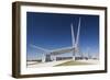 Skydance Footbridge over Highway I-40, Oklahoma City, Oklahoma, USA-Walter Bibikow-Framed Photographic Print