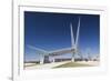 Skydance Footbridge over Highway I-40, Oklahoma City, Oklahoma, USA-Walter Bibikow-Framed Photographic Print