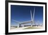 Skydance Footbridge over Highway I-40, Oklahoma City, Oklahoma, USA-Walter Bibikow-Framed Photographic Print