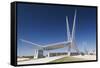 Skydance Footbridge over Highway I-40, Oklahoma City, Oklahoma, USA-Walter Bibikow-Framed Stretched Canvas