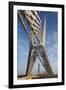 Skydance Footbridge over Highway I-40, Oklahoma City, Oklahoma, USA-Walter Bibikow-Framed Premium Photographic Print