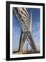 Skydance Footbridge over Highway I-40, Oklahoma City, Oklahoma, USA-Walter Bibikow-Framed Photographic Print