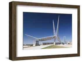 Skydance Footbridge over Highway I-40, Oklahoma City, Oklahoma, USA-Walter Bibikow-Framed Photographic Print