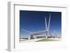 Skydance Footbridge over Highway I-40, Oklahoma City, Oklahoma, USA-Walter Bibikow-Framed Photographic Print