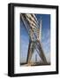 Skydance Footbridge over Highway I-40, Oklahoma City, Oklahoma, USA-Walter Bibikow-Framed Photographic Print