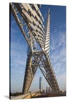 Skydance Footbridge over Highway I-40, Oklahoma City, Oklahoma, USA-Walter Bibikow-Stretched Canvas