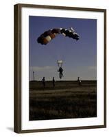 Skydiver Landing, USA-Michael Brown-Framed Photographic Print