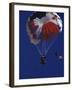 Skydiver with Red, White and Blue Parachute-null-Framed Photographic Print