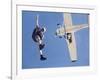 Skydivers Jumping from Plane-null-Framed Photographic Print