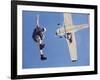 Skydivers Jumping from Plane-null-Framed Photographic Print