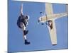 Skydivers Jumping from Plane-null-Mounted Photographic Print