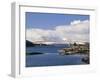 Skye Bridge Across Kyle Akin with Snow on the Mountains of Skye in Late Winter, Highland Region, UK-Pearl Bucknall-Framed Photographic Print