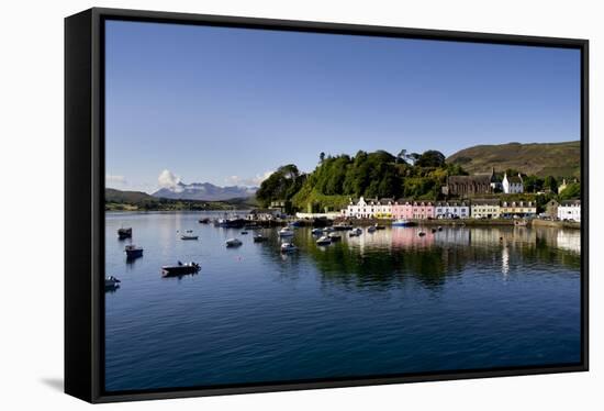 Skye Portree-Charles Bowman-Framed Stretched Canvas