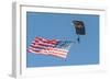 SkyFest, airshow, USSOCOM, army paratrooper, New Smyrna Beach, Florida, USA-Jim Engelbrecht-Framed Photographic Print