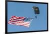 SkyFest, airshow, USSOCOM, army paratrooper, New Smyrna Beach, Florida, USA-Jim Engelbrecht-Framed Photographic Print