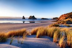 Landscape Image of Sunset at Coastline in New Zealand-Skyimages-Photographic Print