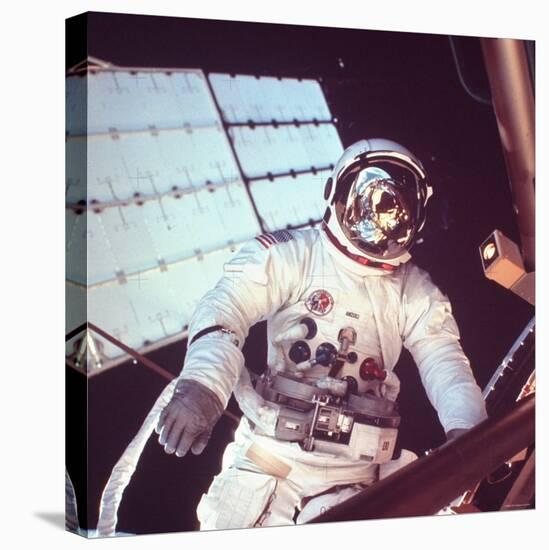 Skylab Astronaut Jack R. Lousma in Space Suit During Space Walk-null-Stretched Canvas