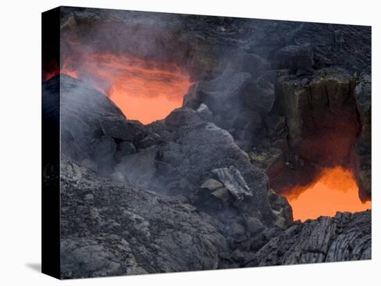 Skylight, Kilauea Volcano, Island of Hawaii (Big Island'-Ethel Davies-Stretched Canvas