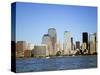 Skyline Across Hudson River-Alan Schein-Stretched Canvas