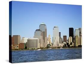 Skyline Across Hudson River-Alan Schein-Stretched Canvas