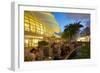 Skyline across Marina Bay, Singapore, Southeast Asia-Frank Fell-Framed Photographic Print