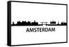 Skyline Amsterdam-unkreatives-Framed Stretched Canvas