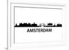 Skyline Amsterdam-unkreatives-Framed Premium Giclee Print